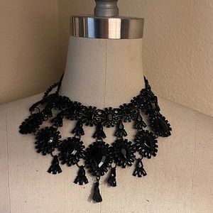 Very cool all black statement necklace